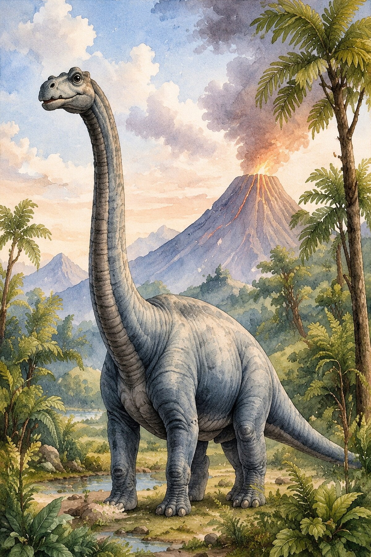 Brachiosaurus — dětský obraz Zenoye